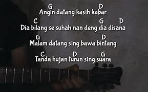 Chord Gitar Angin Datang Kasih Kabar